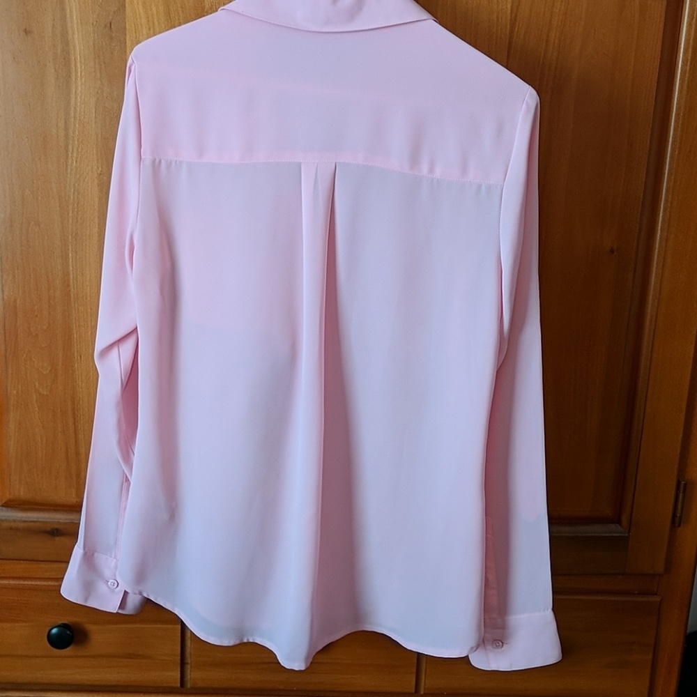 Pink Express button down blouse - Picture 3 of 4